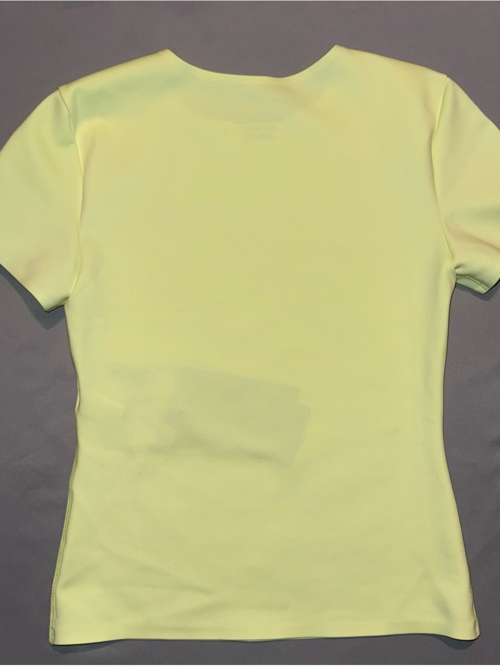 Nike Women's Neon Green Short Sleeve Crewneck Top - Picture 4 of 5